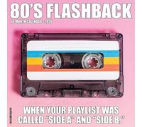 80's Flashback 2026 12 X 12 Wall Calendar