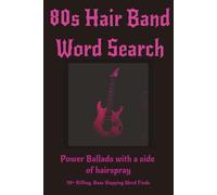 80s Hair Band Word Search: Blast from the Past: Word Games for Gen X