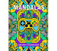 80s Mandalas Adult Coloring Book: 40 Unique designs inspired by the iconic 80s. Perfect for relaxation and stress relief