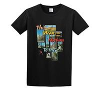 80S Pop Inspired by Ultravox - Vienna This Means. Unisex 100% Cotton Short-Sleeve T-Shirts Black XXL