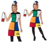 80's Rubiks Cube Déguisement Femmes Rétro Costume 8 - 18