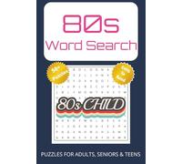 80s Word Search Puzzle Book: Word Searches with Easy to Read Print about 80s, 80s Music & Artists, 80s Movies & TV Shows and More | 6x9 inches, 110 ... Gift for Vacations, Holidays, and Free Times