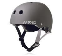 80Six Casque de Skate certifié Double pour garçons et Filles de 5 à 14 Ans et Plus, Triple Confort et Protection, Parfait pour Patins à roulettes, vélo, Scooter, BMX, Skateboard, Casque de vélo