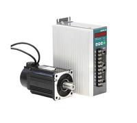 80ST electronic starter 80ST-M02430 AC 220V 400W 730w 750W and 100W with driver SD300-30 CZAOINCU(400W 3000rpm 1.27Nm)