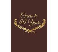 80th Birthday Guest Book: Elegant Maroon & Gold Memory Book for Signatures & Well Wishes | Classy Burgundy Party Decorations, Heartfelt Messages & Milestone Keepsake Gift