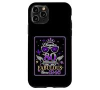 80th Birthday Queen Chapter 80 Fabulous Since 1946 Women Coque pour iPhone 11 Pro