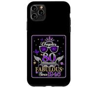 80th Birthday Queen Chapter 80 Fabulous Since 1946 Women Coque pour iPhone 11 Pro Max