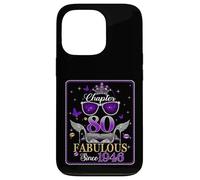 80th Birthday Queen Chapter 80 Fabulous Since 1946 Women Coque pour iPhone 13 Pro