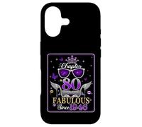 80th Birthday Queen Chapter 80 Fabulous Since 1946 Women Coque pour iPhone 17