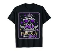 80th Birthday Queen Chapter 80 Fabulous Since 1946 Women T-Shirt
