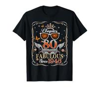 80th Birthday Queen Chapter 80 Fabulous Since 1946 Women T-Shirt