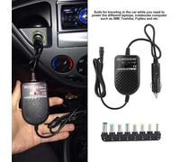 80W 15-24V Chargeur Universel Pour Ordinateur Portable,Adaptateur Secteur Universel Pour Ordinateur Portable,Usage Maison/Voiture Avec 8 Types Tête Dc À Chargement Rapide