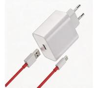 80W Chargeur Mural avec Câble USB-C 2 Mètres Charge Rapide SuperVooc Warp Compatible avec OnePlus 15, 15R, 13, 13R, 12, 12R, 11, 10 Pro, 9, 8, 7T, Nord N20, N300 CE, Pad 2 / Oppo/Realme