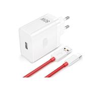 80W Chargeur Rapide avec Câble USB C 1m pour Oneplus 12 12R 11 10T,SUPERVOOC Chargeur Secteur pour OnePlus 10 Pro Nord CE 3 Lite