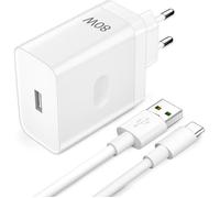 80W Chargeur Rapide avec Câble USB C 1m pour OPPO Super Charge,SUPERVOOC Chargeur Secteur pour OPPO Find X5 Pro X5 X3 Neo X3 ect