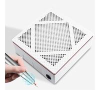 80W Nouveau ventilateur d'aspiration puissant pour collecteur de poussière d'ongles avec 2 sacs de collecte de poussière, outils de manucure puissants pour aspirateur à ongles, équipement nettoyage