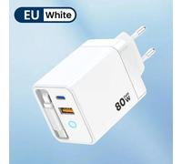 80w Usb Type C Chargeur Avec Câble Rétractable Pd Charge Rapide Pour Iphone 16 Ordinateur Portable Macbook Téléphone Cargador Carga Rápida