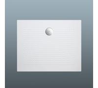 80x100 PLATEAU DE DOUCHE EN CERAMIQUE BLANCHE FINE 3 CM DELFINO