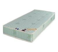 80x200 cm ressorts ensaches + 5 cm Memoire de Forme 60 Kg/m3 - Matelas Luxe aloe + Oreiller memoire de forme + Alese Offert - Hauteur +/- 18 cm -