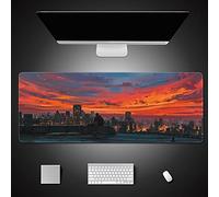 80X30Cm Tapis de Souris en Caoutchouc Grand Dessin Animé Paysage Impression Ordinateur XL Bureau Garçon Cadeau Tapis 600X300X3Mm