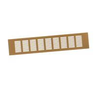 80x400mm Grille d'Aération Dorée - Grille de Ventilation en Aluminium - Grille de Meuble pour Porte, Armoire, Radiateur