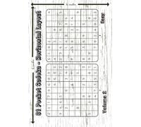 81 Pocket Sudoku Volume 2 - Horizontal Layout: Easy Sudoku On The Go Fun | Logical Number Placement Puzzle Game | Basic Instructions Tips Solutions | Portable Book 4"x6"