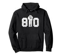 810 Code régional Poing levé Noir VIT à Flint MI Matter Sweat à Capuche
