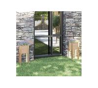Vidaxl Jardinières D'extérieur 2 Pcs 31x31x70 Cm Bois De Pin Massif