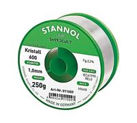 811009 Fil à souder Sn993Cu07 1mm 250g sans plomb Emballage : bobine 25% STANNOL