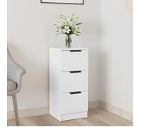 811151 vidaXL Buffet Blanc 30x30x70 cm Bois d'ingénierie