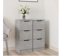 vidaXL 2x Buffets Armoires de Rangement Meubles de Rangement Armoires Latérales Tableds de Chevet Salon Gris Béton 30x30x70 cm Bois d'Ingénierie Gris https://www.fnac.com/mp48127164/vidaXL-Buffets-2-pcs-Gris-beton-30x30x70-cm-Bois-d-ingenierie/w-4?oref=c5f785c1-4782-6f46-32da-1c2e059d72e4