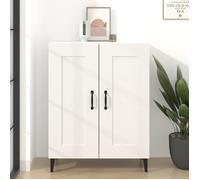 812141 vidaXL Buffet Blanc 69,5x34x90 cm Bois d'ingénierie