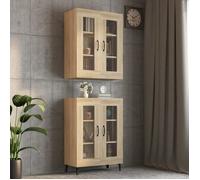 812288 vidaXL Armoire murale suspendue Chêne sonoma 69,5x34x90 cm