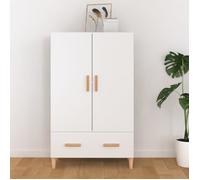 812528 vidaXL Buffet Blanc 70x31x115 cm Bois d'ingénierie