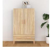 812531 vidaXL Buffet Chêne sonoma 70x31x115 cm Bois d'ingénierie