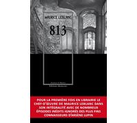 813 - Maurice Leblanc - Manucius Eds - broché - Roman