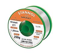813020 Fil à souder Sn993Cu07 15mm 250g sans plomb Emballage : bobine STANNOL