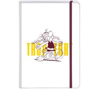813055c - Un Carnet Rembordé Rigide Astérix - A5 14,8x21cm 144 Pages Lignées Papier Blanc 90g - Fermeture Elastique - Collection Astérix[X1618]