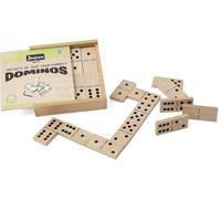 - 8141- Jeux De Société-Jeu De Grands Dominos En Bois - Coffret En Bois[Z1833]