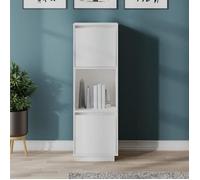 Vidaxl Buffet Blanc 38x35x117 Cm Bois Massif De Pin Blanc