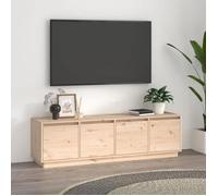 Vidaxl Meuble Tv 156x37x45 Cm Bois De Pin Massif Marron