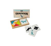 [8144] JEUJURA Jeu de Tangram en Bois - Coffret en Bois