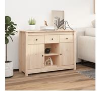814549 vidaXL Buffet 100x35x74,5 cm Bois massif de pin