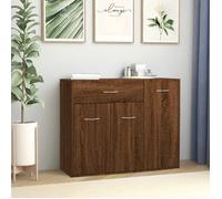 815368 vidaXL Buffet Chêne marron 88x30x70 cm Bois d'ingénierie