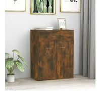 vidaXL Buffet 815375 Chêne fumé 60x30x75 cm Bois d'ingénierie