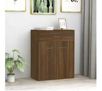 815377 vidaXL Buffet Chêne marron 60x30x75 cm Bois d'ingénierie