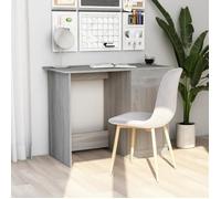 815421 vidaXL Bureau Sonoma gris 100x50x76 cm Bois d'ingénierie
