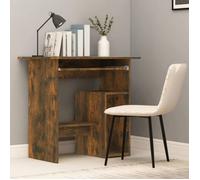 Vidaxl Bureau Chêne Fumé 80x45x74 Cm Bois D'ingénierie Marron