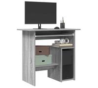815478 vidaXL Bureau Sonoma gris 80x45x74 cm Bois d'ingénierie