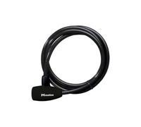 Master Lock Antivol à câble 8154EURD Boucles acier tressé 1,80 m Noir Niveau sécurité 5/10